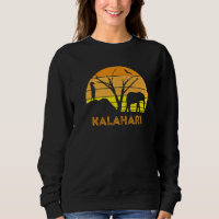 Kalahari Wüste Elephant Meerkat Sunset Safari Afr