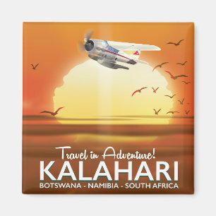 Kalahari-Wüstenabenteuerposter Magnet