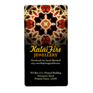 KalaiFire Juwelry Geometric Art Label