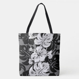 Kalakaua Border Hawaiian Hibiskus Beach Bag