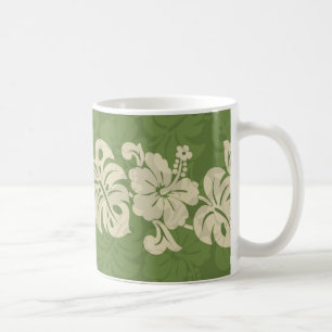 Kalakaua Hawaiian Hibiscus Border KL301 Tasse