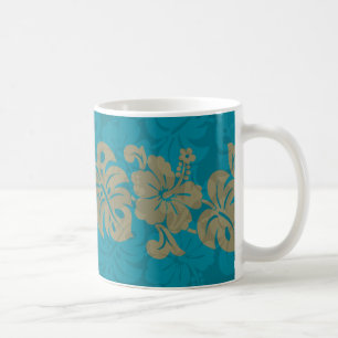 Kalakaua Hawaiian Hibiskus-Rand KL303 Tasse