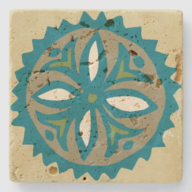 Kalakaua Hawaiian Tropical Tapa KL303 Steinuntersetzer (Vorderseite)