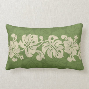 Kalakaua hawaiische Hibiskus-Grenze KL301 Lendenkissen