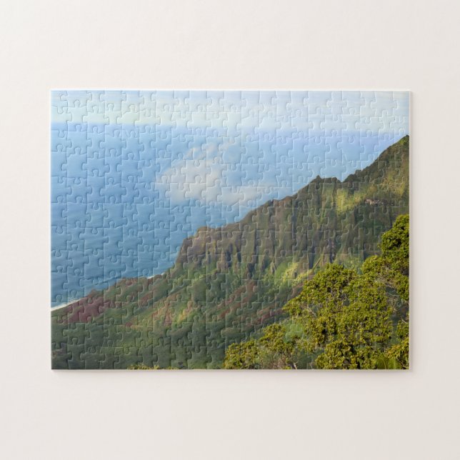 Kalalalu Overlook - Kauai, Hawaii - 11x14 - 252 pc Puzzle (Horizontal)