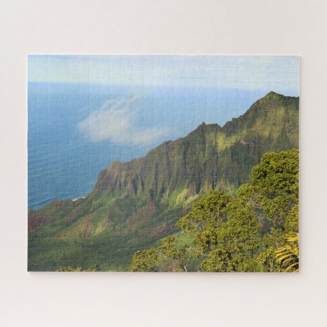 Kalalalu Overlook - Kauai, Hawaii - 16x20 - 520 pc Puzzle (Horizontal)