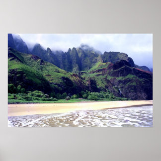 Kalalau Beach Print Poster