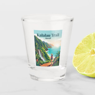 Kalalau Trail Kauai USA Schnapsglas