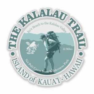 Kalalau Trail (T) Aufkleber