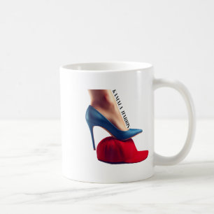 Kalama Harris 2024 Retro Komma La rote Mütze Anti Kaffeetasse