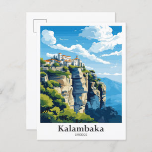 Kalambaka Griechenland Reisen Fotografie Postkarte