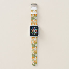 Kalani Gefärbte Krawatte Blend Tropischer Hibiskus Apple Watch Armband