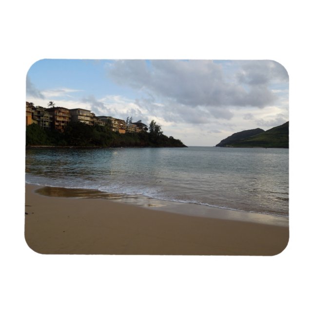 Kalapaki Bay in Kauai, Hawaii Magnet (Horizontal)