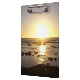 Kalbarri Beach Sunset Klemmbrett
