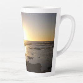 Kalbarri Beach Sunset Latte Tasse