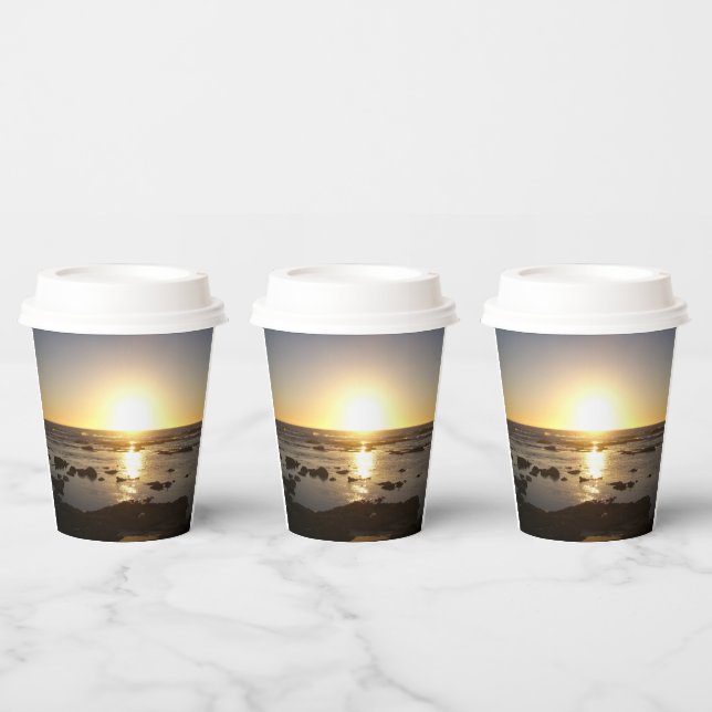 Kalbarri Beach Sunset Pappbecher (Multi)