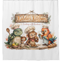 Kalderi Kindness Kitchen Duschvorhang