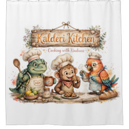 Kalderi Kindness Kitchen Duschvorhang
