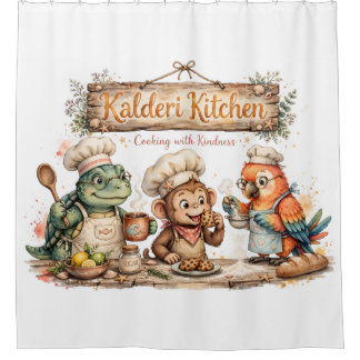 Kalderi Kindness Kitchen Duschvorhang