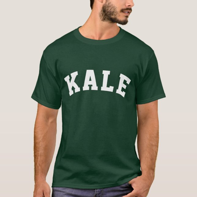 Kale Funny Vegan Shirt (Vorderseite)