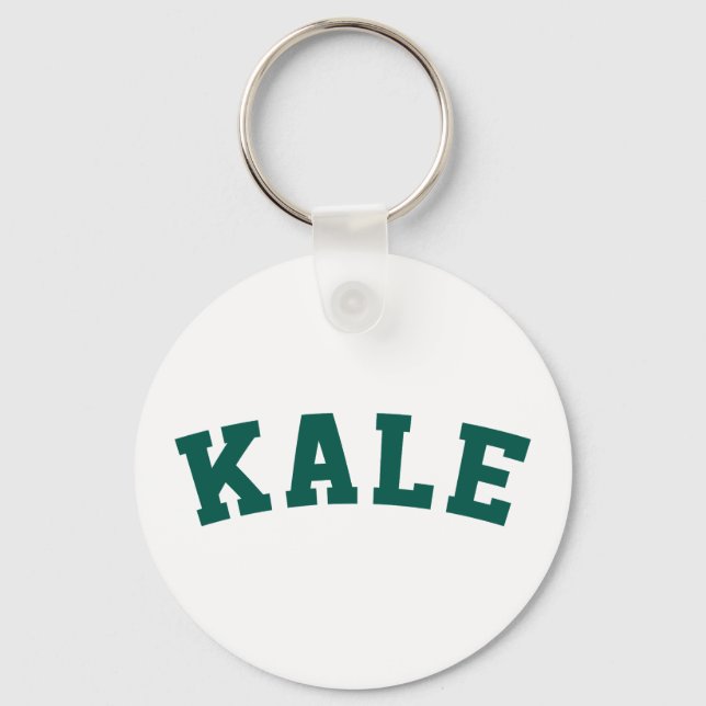 Kale Funny Vegan Style Schlüsselanhänger (Vorderseite)