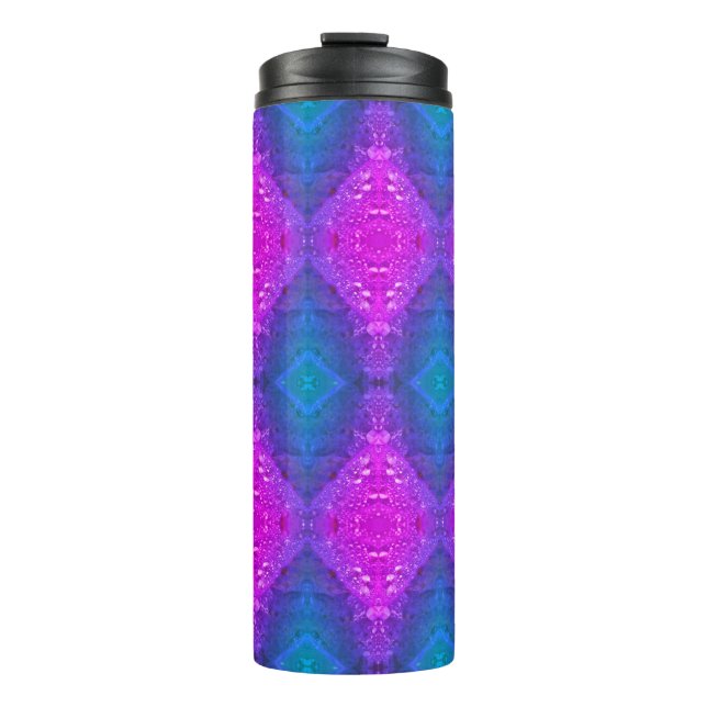 Kale Ikat 4 Miami Thermosbecher (Vorderseite)