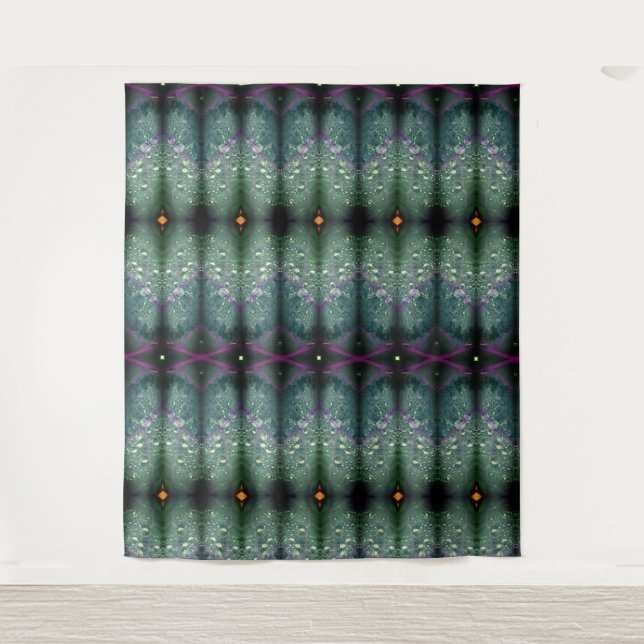 Kale Ikat 7 Recoleta Wandteppich (Vorderseite)