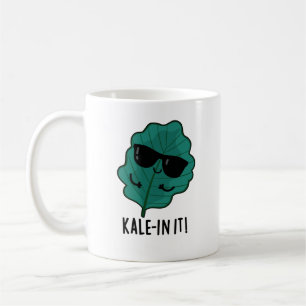 Kale in It Funny Veggie Kale Pun Kaffeetasse