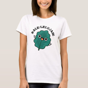 Kale-lelujah Funny Veggie Kale Pun T-Shirt
