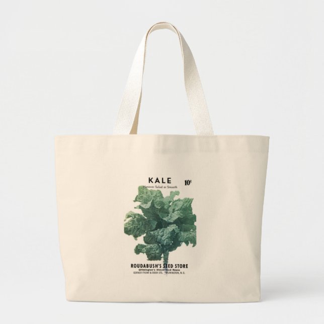 Kale, Roudabush's Seed Store Jumbo Stoffbeutel (Vorne)
