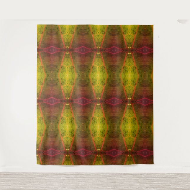 Kale x 1974 Ikat Wandteppich (Vorderseite)