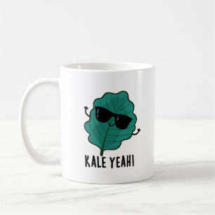 Kale Yeah Funny Veggie Pun Kaffeetasse