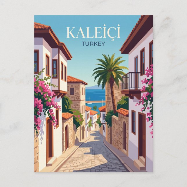 Kaleiçi Türkei Postkarte (Vorderseite)