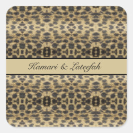 KaleidoCheetah, Brauch Quadratischer Aufkleber