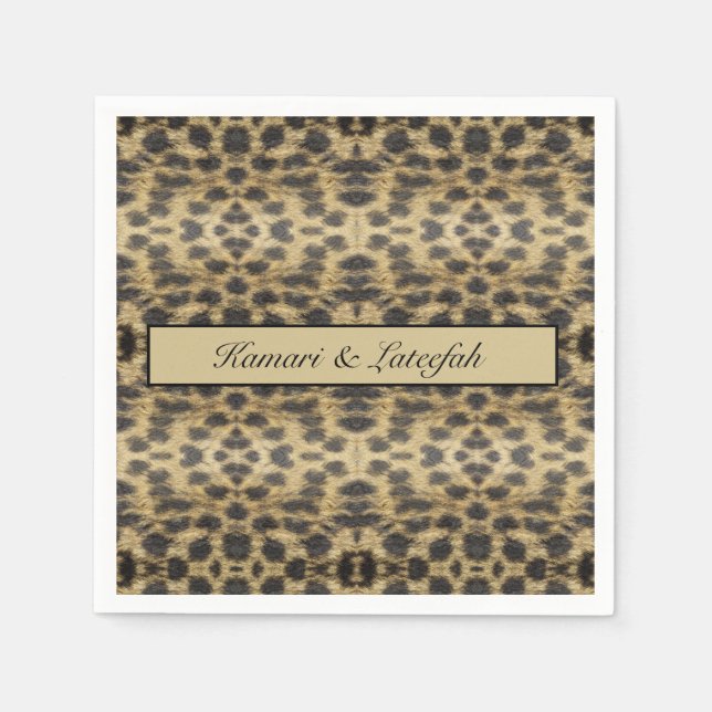 KaleidoCheetah, Brauch Serviette (Vorderseite)