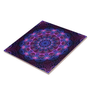 Kaleidoscope Apophysis Mandala Hearts Fliese