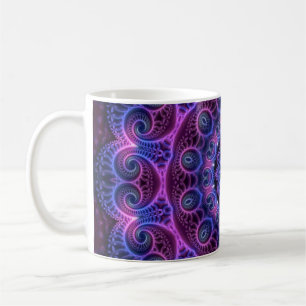 Kaleidoscope Apophysis Mandala Hearts Tasse