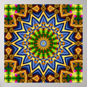 Kaleidoscope Art 33 Posters Poster