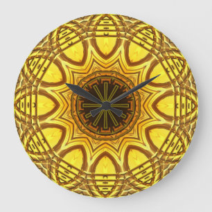 Kaleidoscope Art 8 Wall Clocks & Numeral Options Große Wanduhr