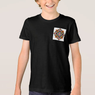 Kaleidoscope Burst: A Modern Tribal Mandala Tri-Blend Shirt