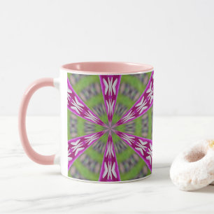 Kaleidoscope Dahlia Tasse