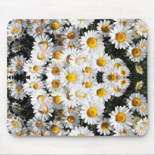 Kaleidoscope Daisies Pattern Mousepad