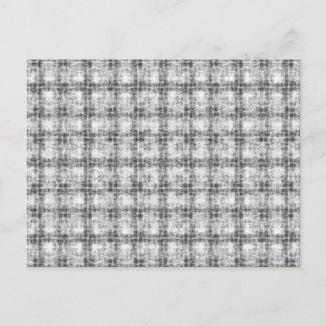 Kaleidoscope Grau Postkarte (Vorderseite)