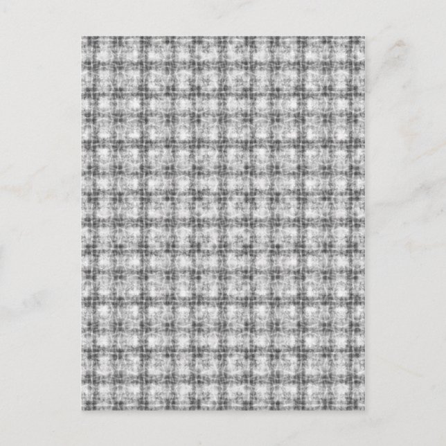Kaleidoscope Grau Postkarte (Vorderseite)