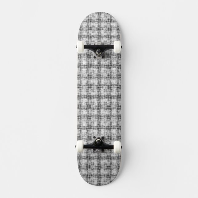 Kaleidoscope Grau Skateboard (Vorderseite)