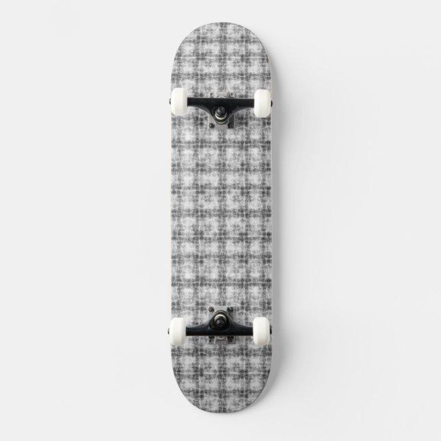 Kaleidoscope Grau Skateboard (Vorderseite)