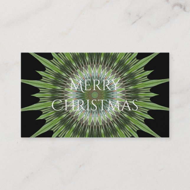 Kaleidoscope Mandala Art Visitenkarte (Vorderseite)