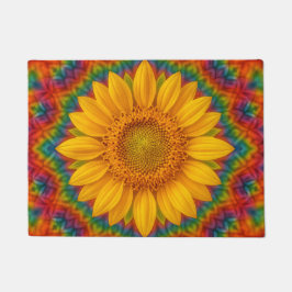 Kaleidoscope Sunflower  Fußmatte