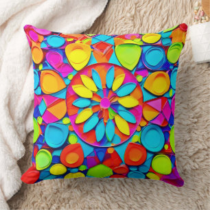 Kaleidoscope Symphony Artwork Kissen