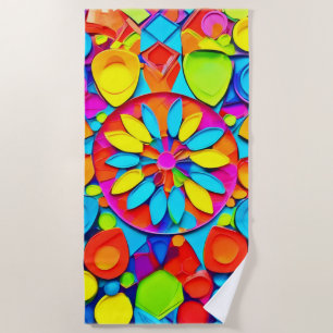 Kaleidoscope Symphony Artwork Strandtuch
